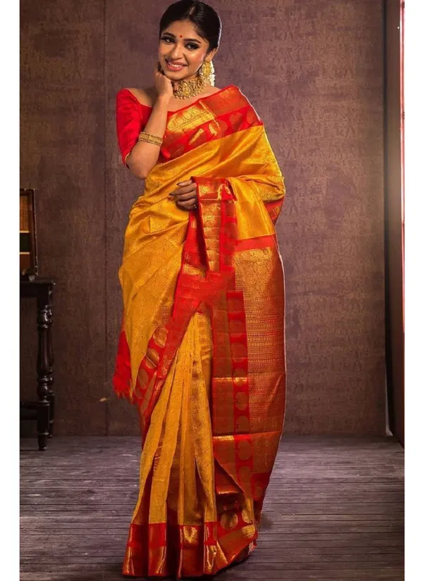 MF 1590 Designer Rich Pallu Lichi Silk Saree Wholesale Shop In Surat